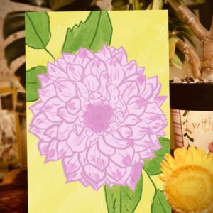 Dahlia Dreams Lined Journals