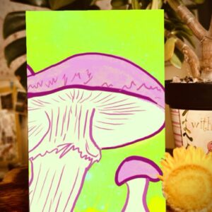 Lite Pink Mushroom Journals