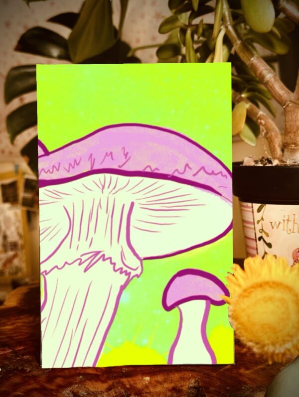 Lite Pink Mushroom Journals