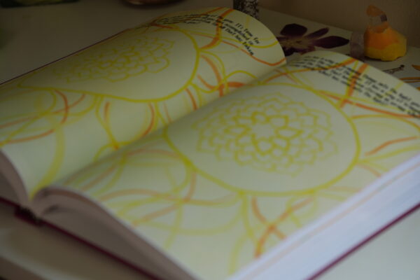 Moon Planner's Summer Solstice layout featuring journaling space, solar symbolism, and seasonal ritual guidance.