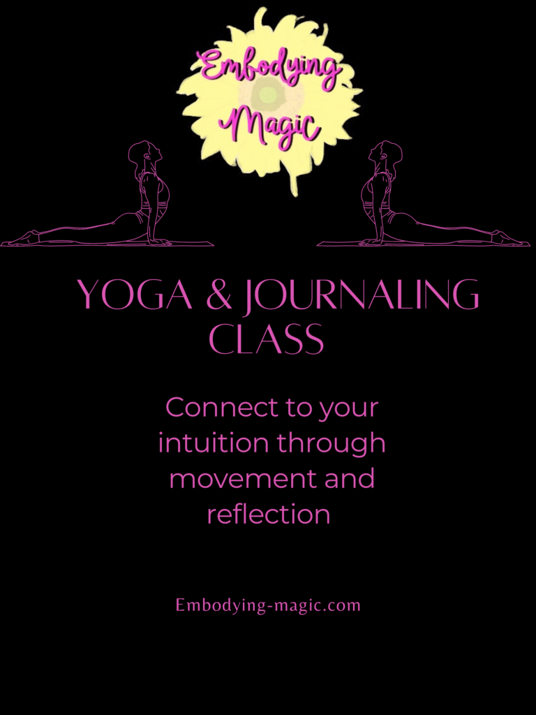 Peaceful yoga studio in West Asheville with mats and soft light, welcoming students to a slow, intuitive somatic yoga and journaling practice.